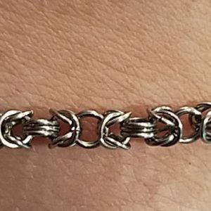 byzantine chain maille bracelet